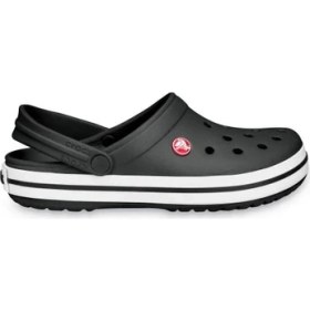 Resim Crocs Crocband Unisex Siyah Günlük Terlik Kaymaz Tabanlı Bahçe ve Plaj Kullanımına Uygun 