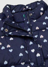 Resim United Colors of Benetton Kız Bebek 2V3YGJ00O-25K Desenli Yelek Lacivert 