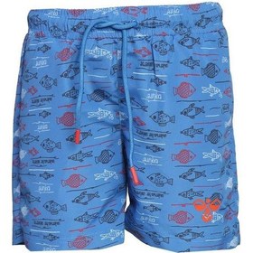 Resim Hummel Sailor Çocuk Deniz Şortu 950046-7620 Mavi 