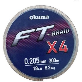 Resim Okuma Ft-x4 Braided Line 300 Mt Grey Örgü Ip Misina 
