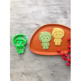 Resim Cestopieno 2'li Erkek Çocuk Hamur Şekillendirici/kurabiye, Seramik, Oyun Hamuru, Karışık Renk 6x9 cm 