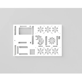 Resim Bedii Pro Design Duvara Tipi Bilgisayar Kasası Gamming Duvara Montaj Pc Beyaz 