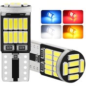 Resim 2/10 Paket T10 W5W LED Araç İç Aydınlatma Lambaları, 26 SMD 4014 Çipleri, Canbus Hata Vermeyen, 12V Otomotiv LED Aydınlatma, Enerji Tasarruflu Araç Aydınlatması, Pil Gerektirmez 