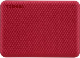 Resim Toshiba Canvio Advance 2.5" 2TB USB 3.2 Gen-1 Kırmızı (HDTCA20ER3AA) Taşınabilir Harici Sabit Disk 