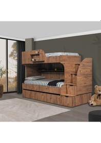 Resim Ranza, Aura Yavrulu Ranza - Koyu Ceviz 90 X 190 CM 