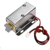 Resim Solenoid Kapı Kilit Mandalı Büyük Boy 12V DC 