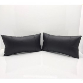 Resim Toyota Araçla Uyumlu Ikili Deri Oto Boyun Yastığı 