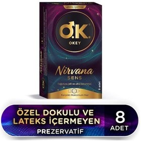 Resim Okey Nirvana Sens Prezervatif 8'li 