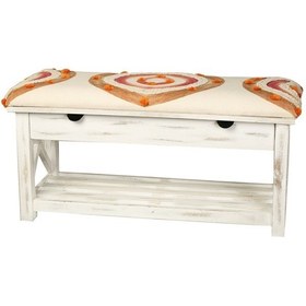 Resim Vitale Laura Otantik Çekmeceli Puf Ms.jg0006 