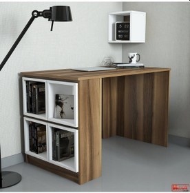 Resim Variant Variant Box Çalışma Masası - Ceviz / Beyaz 