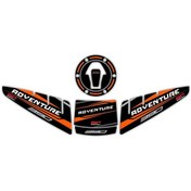 Resim Gp Kompozit Ktm 390 Adventure 2020-2022 Uyumlu Tank Pad Seti Siya (522060523) 