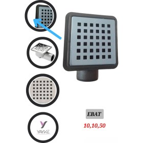 Resim Yayke Yandan Çıkışlı Paslanmaz Yer Süzgeci 50’lik 