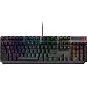 Resim ASUS ROG Strix Scope RX Blue Switch IP57 Su Geçirmez ve Toza Dayanıklı Türkçe Optik Mekanik Gaming Klavye 