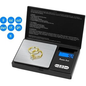 Resim Professional Hassas Terazi 500 Gram Kapasiteli 0.1 Hassasiyetli D 