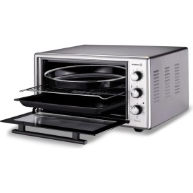 Resim Korkmaz Forna Inox Mini Fırın 45 Litre Geniş Hacimle Kolay Pişirme 1400 W Güç 