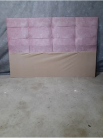 Resim YUSE MOBİLYA VE AKSESUAR Baza Yatak Başlığı 160 X 100 Kare Kapitone Pembe 