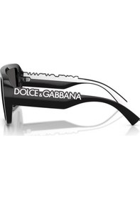 Resim Dolce Gabbana Dg6204 501 87 34 Unisex Güneş Gözlüğü Siyah 