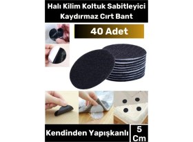 Resim Özel Seri Kendinden Yapışkanlı Halı Kilim Sabitleyici Koltuk Kaydırmaz Yıkanabilir 40 Adet Cırt Bant 