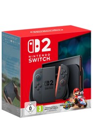 Resim Nintendo Switch 2 Mario Kart Bundle Oyun Konsolu + Mario Kart Bundle Fiziki Oyunlu ( İthalatçı Garantili ) 