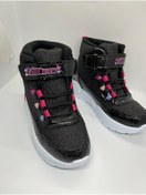 Resim GENÇ KIZ ÖĞRENCİ BOTU SU GEÇİRMEZ KUROMİ DESENLİ SİMLİ KAYNMAZ TABAN 