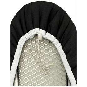 Resim Beylini Ütü Masası Kılıfı Yanmaz Lastikli Süngerli Ütü Masası Örtüsü Ayarlanabilir Ütü Masası Bezi Siyah 50x150 Cm Siyah 