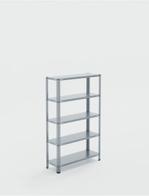 Resim Mira Çelik Raf 31x93x150 5 Raflı Arşiv Raf Raf 
