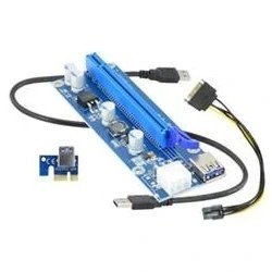 Resim MinerKing Riser Versiyon 009S Bitcoin-Etherium Ekran Kartı Uzatma Aparatı 