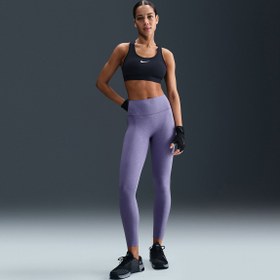 Resim Nike Universa Kadın Mor Antrenman Tayt HV1186-527 