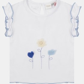 Resim Layette Bg Store Kız Bebek Beyaz Tshirt 23ss0lt7510 