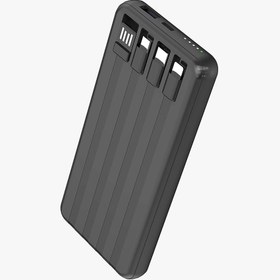 Resim Robor Taşınabilir Şarj Cihazı Luxury Series R712 Magnetic Wireless Charger 10.000 mAh Siyah 