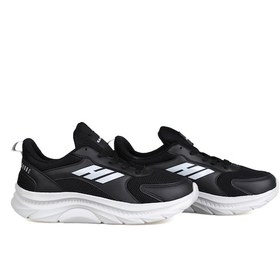 Resim Unisex Siyah Taş Günlük Spor Ayakkabı - Hafif Tabanlı, Nefes Alabilen Fileli Rahat Sneaker Siyah - Füme 