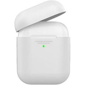 Resim Beyaz Airpods Ile Uyumlu Kılıf 1-2 Nesil Silikon Case Pt02-f 