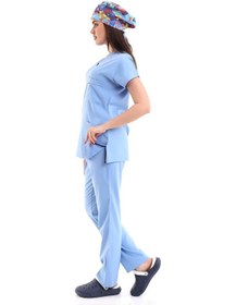 Resim Bflex Unisex Likralı Yarasa Kol Takım - 6413 Açık Mavi-7229 6413 Açık Mavi 