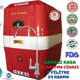 Resim Aqua Deutsche 7 Filitre 12 Litre Gümüş İyonlu Su Arıtma Cihazı 