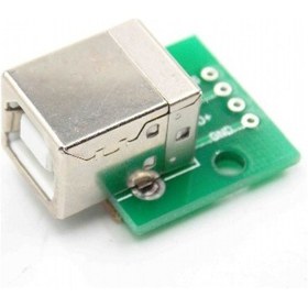 Resim Usb Type B Dişi Soket Breakout Board 2 54 MM Dıp Adaptör Konnektör 