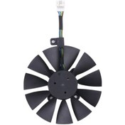 Resim T129215su Strix Soğutma Rx470 Rx460 R9 Mm Kartı Gtx980tı Grafik Fanı Ctx1080 Bilgisayar Asus 87 390x Ae 