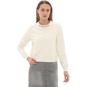 Resim The North Face W Zumu Crew Kadın Sweatshirt Beyaz 
