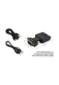 Resim Vga To Hdmi Dönüştürücü Kablo + Ses Destekli Hdmı Mg-2170 (468082090) 