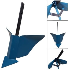 Resim Ayarlı Karık Açma Pulluğu - Çelik Milli Mavi 