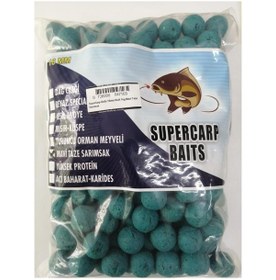 Resim Supercarp Baits 18Mm Boili 1Kg Mavi Taze Sarımsak 
