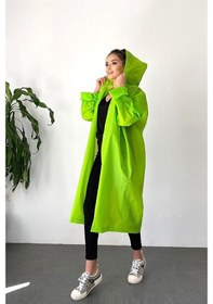 Resim Marlux M21M Unisex Kapüşonlu Çıtçıtlı Eva Yağmurluk - Yeşil 