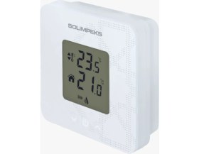 Resim Solimpeks Solitherm 150 Kablosuz LCD Dijital Oda Termostatı - Hassas Kalibrasyonlu Model 