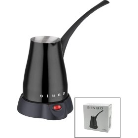 Resim Vanch SİYAH ELEKTİRKLİ CEZVE TÜRK KAHVE MAKİNESİ 5 FİNCAN - 400ML HAZNE PASLANMAZ ÇELİK 360 DERECE DÖNEBİLME SCM-2960 (5264) 