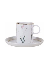 Resim Porland Botanical Tabaklı Kahve Fincanı 85cc 04alm005075 