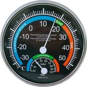 Resim Özs Anymetre Termometre Nem Ölçer Higrometre Derece 101C 