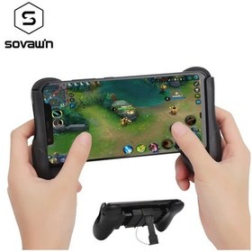 Resim Pubg Mobil Oyun Denetleyicisi Için Taşınabilir Gamepad Genişletilmiş Kolu Tutucu Iphone Uyumlu Android Akıllı Telefonlar Için Oyun Kavrama 4.5-6 'ınç 