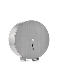 Resim ARGESAN-Paslanmaz Çelik WC Kağıtlığı JUMBO Q28 cm-KROM ESKİTME 