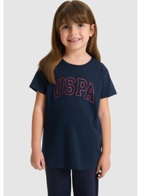 Resim U.s. Polo Assn. Kız Çocuk Lacivert Tişört Basic 50325631-vr033 