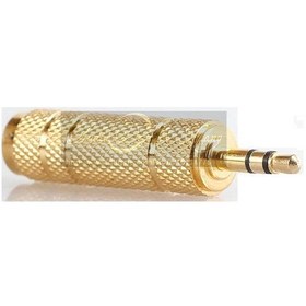 Resim OEM Marka JC35 Stereo Ses Jakı 3.5mm Erkek 6.5mm Dişi Adaptörü 