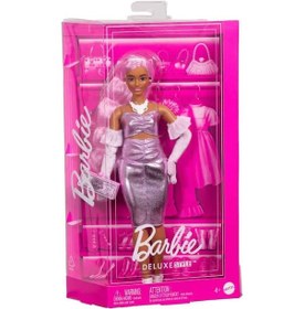 Resim Barbie Deluxe Style Bebekler - Pembe Saçlı Hyv25 